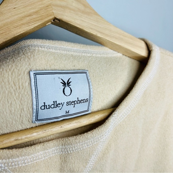 DUDLEY STEPHENS Somerset Sweatshirt in Tan Terry Fleece size medium - Picture 4 of 9